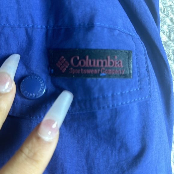 Blue Columbia vintage windbreaker track pants - Picture 6 of 9